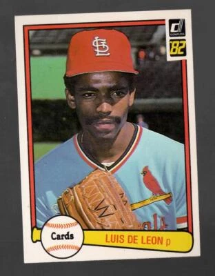 1982 Donruss Luis DeLeon St. Louis Cardinals #588 Near Mint or Better - Image 1 of 2