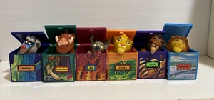 Vintage Burger King Lion King Finger Puppet Rafiki Pumbaa Simba Full Set 1994 - Foto 1 di 20