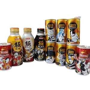 Lote 11 latas de café vacías de una pieza 25 aniversario Asahi WONDA edición limitada - Imagen 1 de 9
