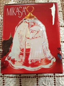 MIKASA SANTA CLAUS BELL 4 1/4" MADE IN GERMANY NEW IN BOX - Picture 1 of 5