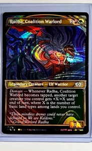 2023 MTG Magic The Gathering MUL Halo Foil #185 Rada Coalition Warlord - Picture 1 of 2
