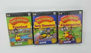 3 VTG Charlie Church Mouse PC CD Games Preschool Kindergarten Elementary NIP - Picture 1 of 12