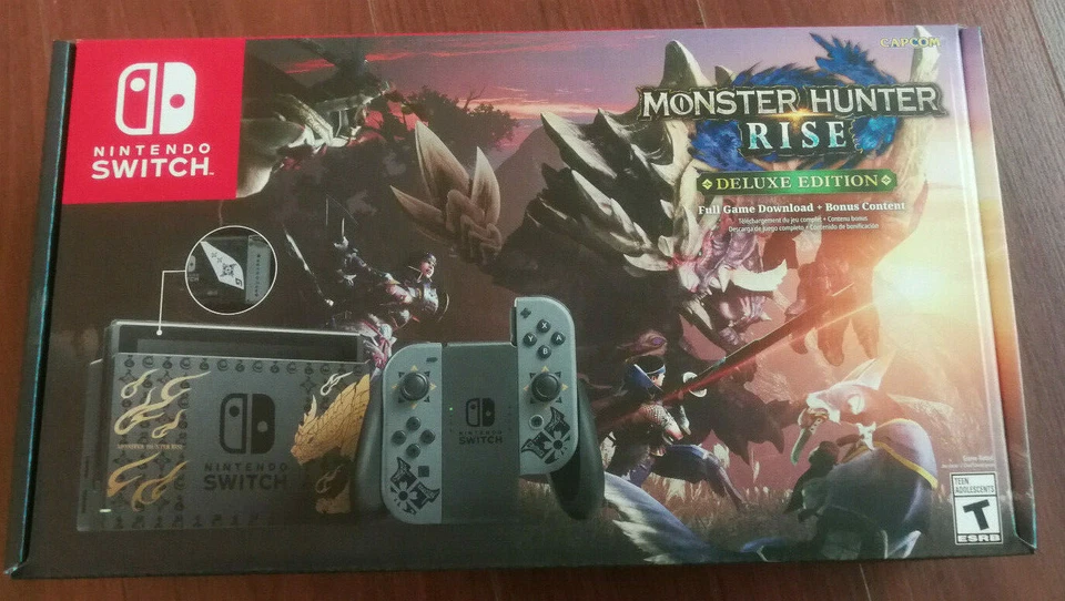 Nintendo Switch Monster Hunter Rise Deluxe Edition Console