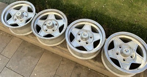 PEG Racing Mach 731 Wheels 6.5 X 14 ZBH Porsche 944 930 911 Rim Set 1972 G F - Picture 1 of 14