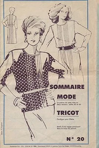 PATRON DE COUTURE La Robe en 2 Versions Robe Habillée taille 40 et 44 - Picture 1 of 1