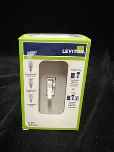 LEVITON TSL06-1LW LED/CFL Toggle Dimmer - Picture 1 of 5