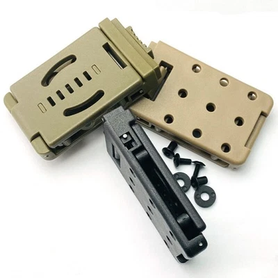2PC Knife Belt Clip Outdoor Loops Blade Sheath Tool For DIY Kydex Sheath Holster - Image 1 of 4