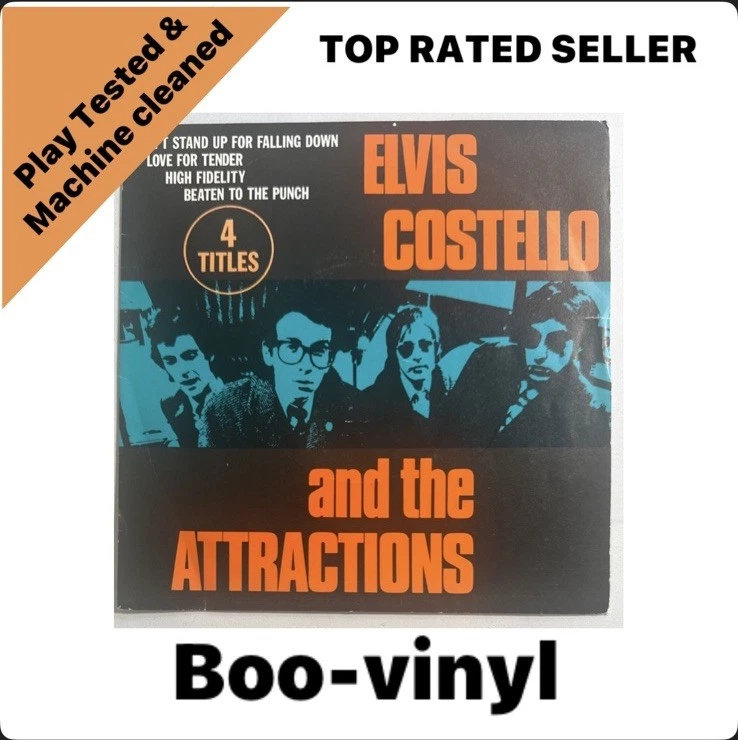 Elvis Costello ~ I can't stand up for falling down ~ French Issue EP Vinyl EX/EX - Image 1 of 4