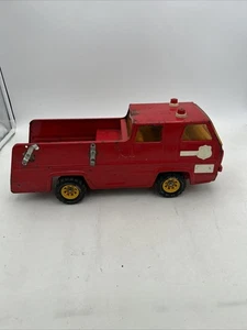 Vintage Tonka Metal Fire Truck XR-101 - Missing Parts Damaged 17” - Picture 1 of 11