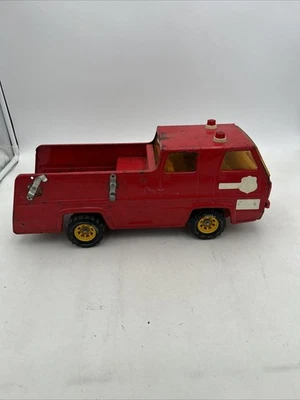 Vintage Tonka Metal Fire Truck XR-101 - Missing Parts Damaged 17” - Image 1 of 4