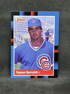 1988 Donruss Baseball Card Damon Berryhill Chicago Cubs #639 LP - Picture 1 of 2