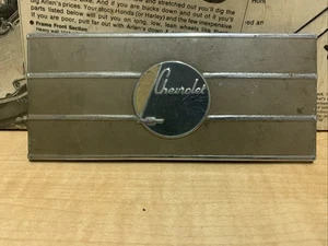 38 CHEVROLET RADIO DELETE PANEL ORIGINAL, HAS SOME SCRATCHES & WEAR - Picture 1 of 2