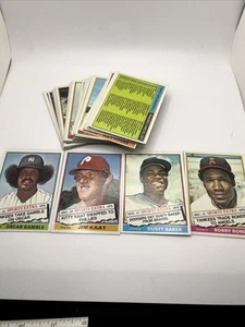 1976 Topps Traded Baseball Complete Set Avg Ex/Mt to Nm Randolph Jenkins Kaat - Picture 1 of 10