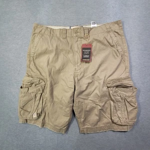 Levis Authentic Signature Cargoshorts Herren 40 britisch khaki 13" Freizeit neu mit Etikett - Bild 1 von 11