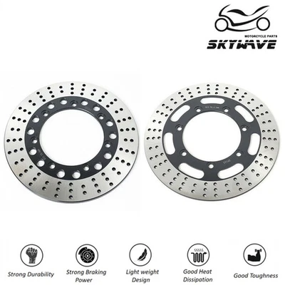 Vulcan 1500 VN1500 Classic Drifter 87-08 Front Rear Brake Rotors for Kawasaki - Image 1 of 4