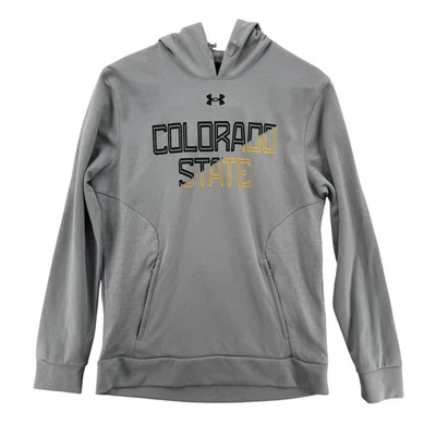 Colorado State Rams Hoodie Mens Medium NCAA Football Pullover Sweatshirt Under A - Image 1 of 4