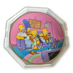 Franklin Mint Simpsons A Family For the 90s Limited Gold Collector Plate N9276 - Picture 1 of 2