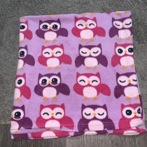 Safety 1st Eule Babydecke lila rosa Fleece Security Lovey - Bild 1 von 3