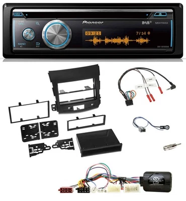 Pioneer Lenkrad DAB USB CD Bluetooth Autoradio für Mitsubishi Outlander aktiv 20 - Bild 1 von 4