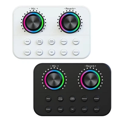 Voice Changer Device With 4 Sound Effects Live Broadcast Handheld Microphone - Image 1 of 4