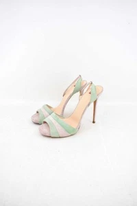 Sandalias Mujer Ballin De Ante Verde Beige Talla 40 - Imagen 1 de 3