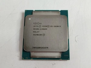 Lot of 5 Intel Xeon E5-2630 v3 2.4 GHz LGA 2011-3 Server CPU Processor SR206 - Picture 1 of 6