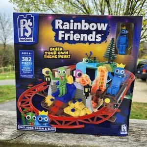 Rainbow Friends Playset Toy Deluxe Buildable Theme Park Lego Blocks NEW LIMITED - Picture 1 of 8