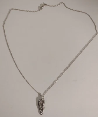 925 BGE Feather Pendant Necklace - Image 1 of 4