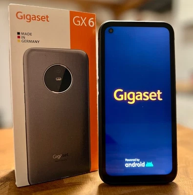 Gigaset GX6, Outdoor Smartphone, Black, 5G, 128 GB, 6GB RAM, 5000mAH, 50MP - Bild 1 von 4