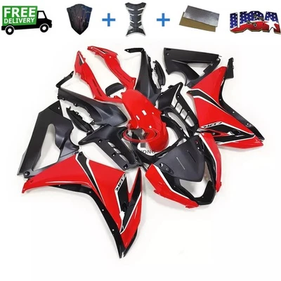Red Black Injection Fairing Kit For Honda CBR650F 2014-2016 Bodywork Frame Set Foto 1 de 4