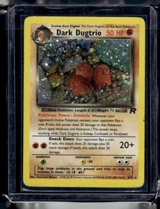 Pokemon TCG Dark Dugtrio Holo Team Rocket Set 6/82 - Picture 1 of 2