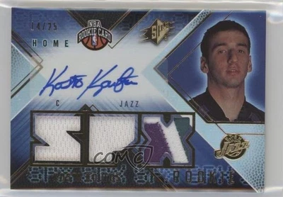 2008-09 SPx SPx Rookie Home Radiance 14/25 Kosta Koufos #141 Rookie Auto RC - Image 1 of 3