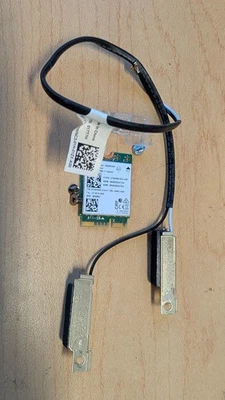 Tarjeta inalámbrica Dell Intel 9560NGW 802.11ac doble banda con bluetooth incl. antenas Foto 1 de 4