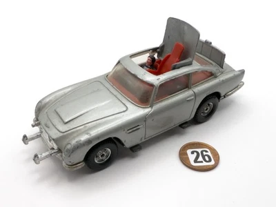 ORIGINAL VINTAGE CORGI TOYS # 271 ASTON MARTIN DB5 JAMES BOND CAR DIECAST 007 - Image 1 of 4
