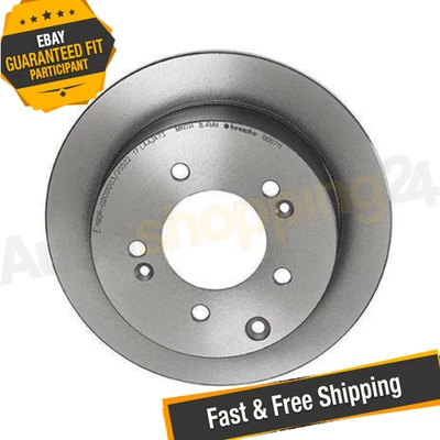 Rotor de freio a disco traseiro Brembo 08.B667.11 262mm para 2010-2013 Kia Forte - Imagem 1 de 4