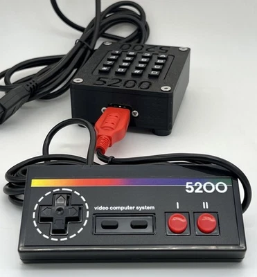 Atari 5200 Controller Joystick Keypad Module DB15 DB9 Adapter and Controller - Image 1 of 4