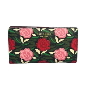 Cartera plegable delgada Kate Spade Morgan Rose Garden - Imagen 1 de 4