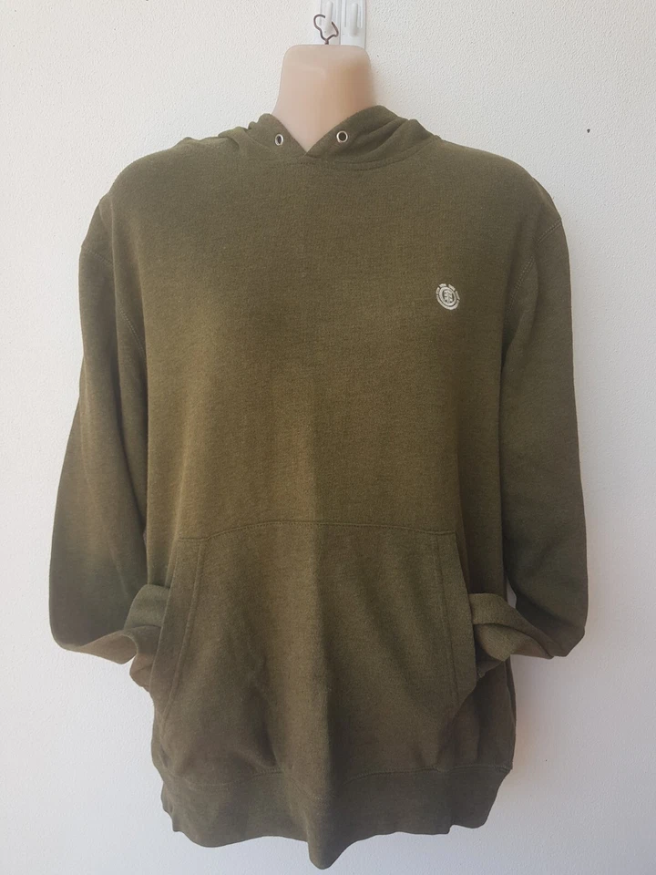 Element Elementtal Sweatshirt Hoddie wrist holes Olive Green ✔👌👍 - Image 1 of 4