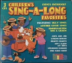 CD Set - Children's Sing-A-Long Favorites - Wonder Kids 3 CD's Silly Songs - Imagen 1 de 8