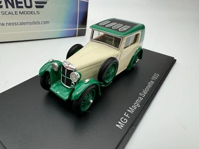 Green White Neo 1/43 MG F Magma Salonette 1933 #318 - Image 1 of 4
