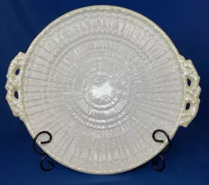 Belleek Keramik Limpet gelber Griff Kuchenteller 7. Mark 1980-1993 Irland - Bild 1 von 13