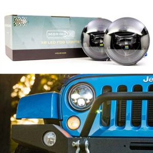Morimoto LF111 XB LED Fog Lights for Jeep Wrangler JL Gladiator w/Plastic Bumper - Picture 1 of 10