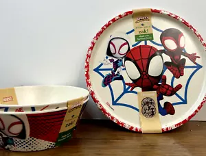 Zak Designs Marvel Spidey & His Amazing Friends 22 Oz. Schüsseln & Teller - Bild 1 von 3