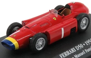 MODELLINO AUTO STATICO ATLAS FERRARI F1 D50 LONG NOSE #1 FANGIO 1956 SCALA 1:43 - Foto 1 di 4