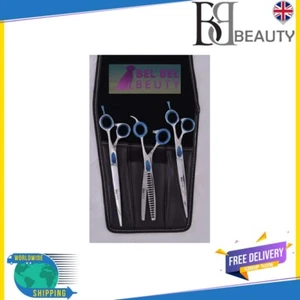 8/5 Gift set pets grooming chunker curve Straight Scissor cat dog grooming shear - Picture 1 of 3