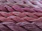 LOT OF 7 Skeins Gumnut Yarns Hand Dyed 100% SILK Needlework Threads Buds PINK