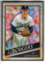 2020 Topps Transcendent Collection Icons SANDY KOUFAX #32 SILVER FRAMED 54/95