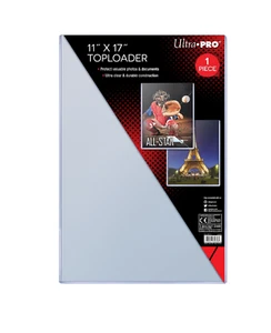 (1) Ultra Pro 11" x 17" Toploader Memorabilia Artwork Poster Lithograph Holder - Picture 1 of 1