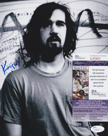 Krist Novoselic Signed 8x10 Photo w/ JSA COA #S30421 Nirvana Cover