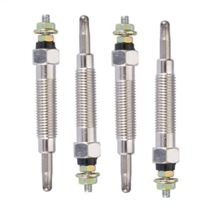 4Pcs Car Heater Glow Plugs MD301950 For Mitsubishi L200 L300 Challenger 2.5 D TD - Picture 1 of 7